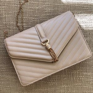 Nude purse and clutch NWOT